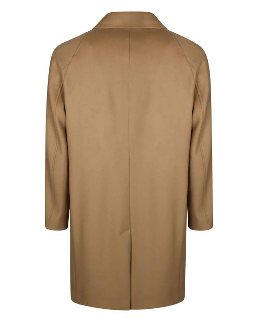 Manuel Ritz Brown Loren Button Coat for men