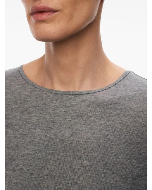 12 STOREEZ Gray Nicole Long-Sleeve T-Shirt