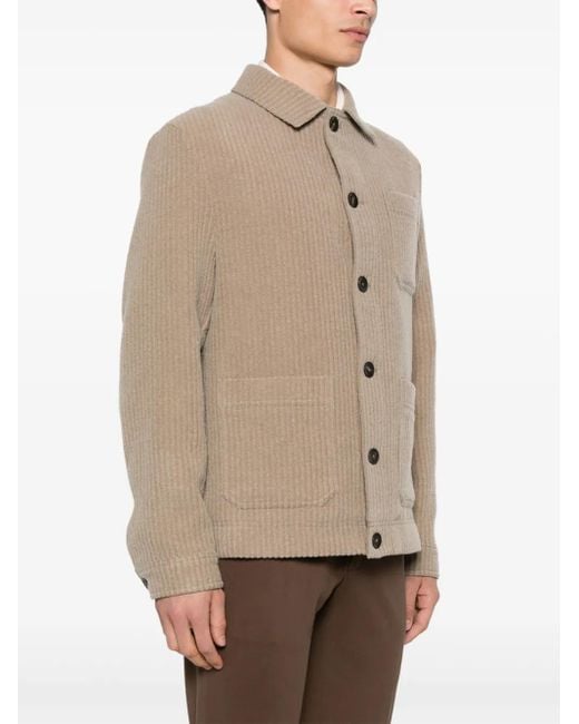 Circolo 1901 Natural Ribbed-Knit Jacket for men