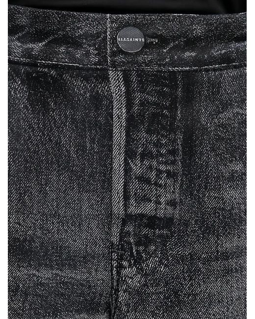 AllSaints Black Selma Trousers
