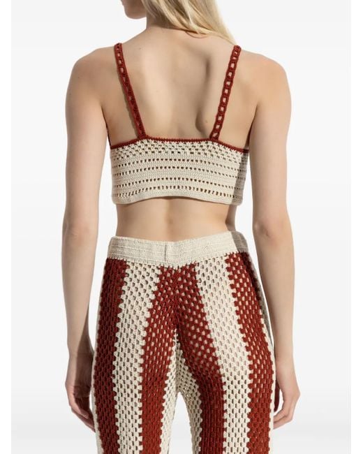 Zadig & Voltaire Gehaakte Top in het Natural