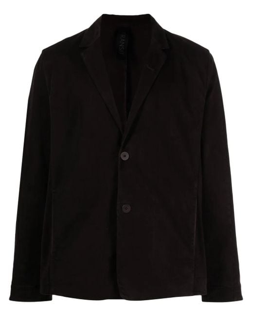 Blazer Con Botones Transit de hombre de color Black