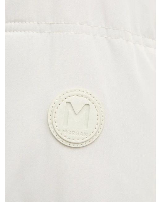 Morgan White Padded Coat