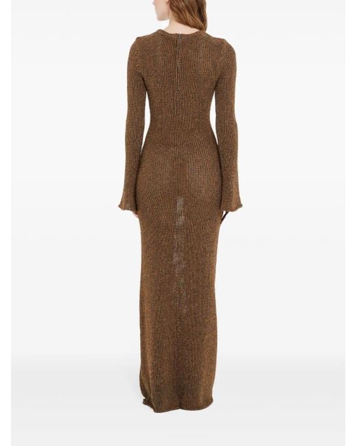 Alanui Brown Shady Strandkleid