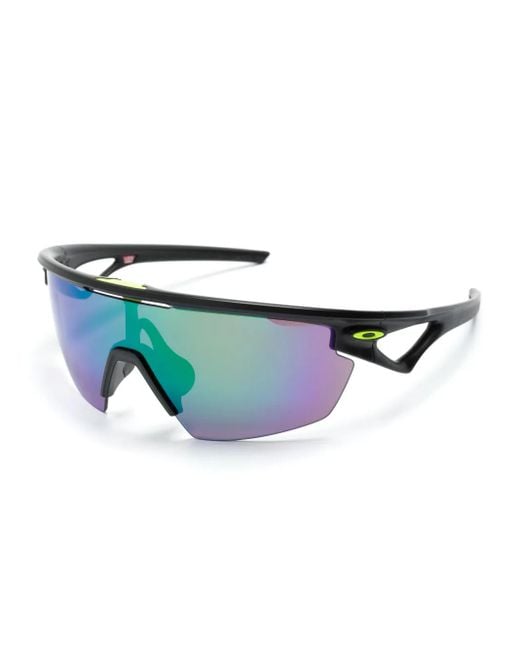 Oakley Blue Sphaera Shield-Frame Sunglasses