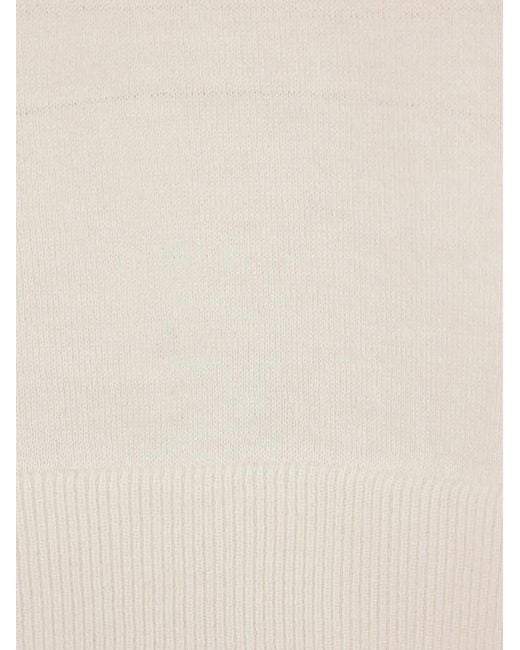 Dusan White Boat-Neck Sweater
