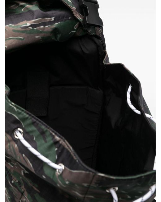 Zaino Trek con stampa camouflage di A.P.C. in Black da Uomo
