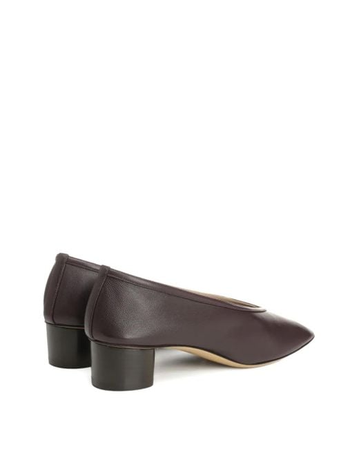 Le Monde Beryl Brown Block-Heel Pumps