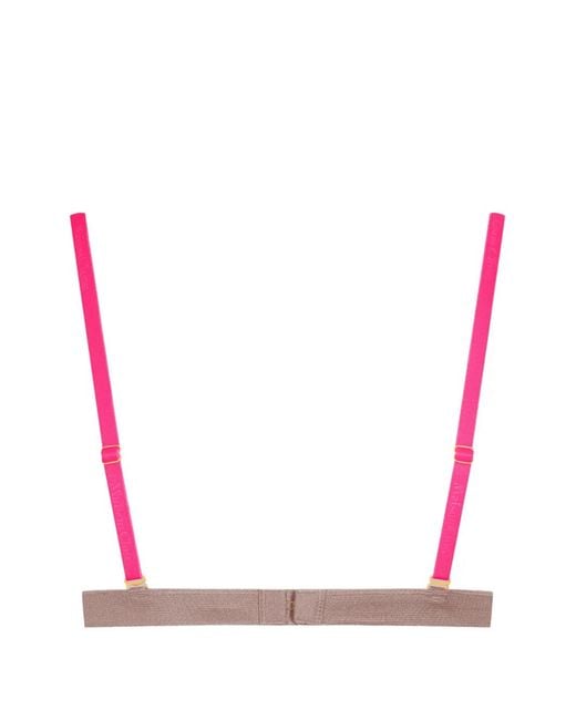 Maison Close Pink Corps À Corps Mesh Triangle Bra