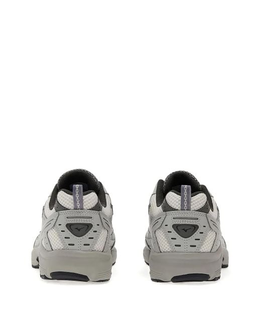 Mizuno Gray Mxr Debossed-Quarters Sneakers