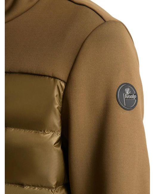 Fusalp Green Mike Quilted Zip-Fastening Jacket for men