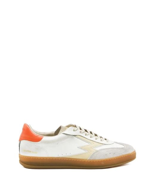 Baskets À Empiècements Et Patch Éclair Moa Concept pour homme en coloris White