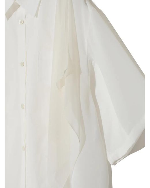 Undercover White Ruffled Top