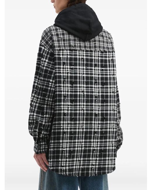 Musium Div. Black Checked Sweater for men