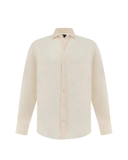 Paul & Shark White X-Soft Twill Shirt for men