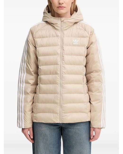 Chaqueta Adicolor Con Capucha Adidas de color Natural