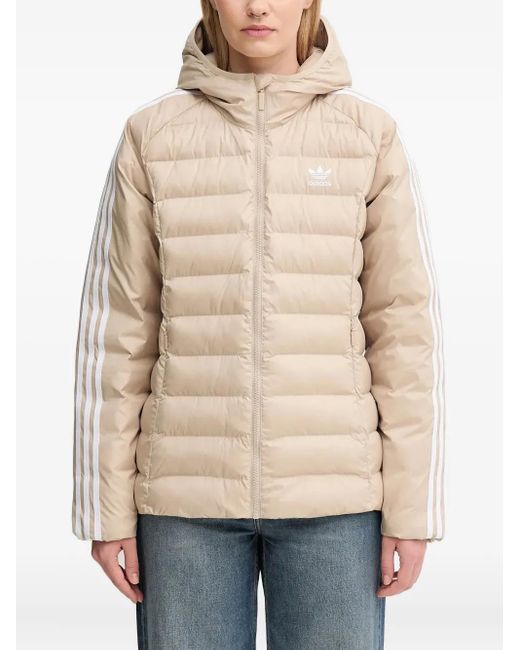 Adidas Adicolor Jack Met Capuchon in het Natural