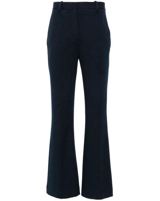 Circolo 1901 Blue Jersey Flared Trousers