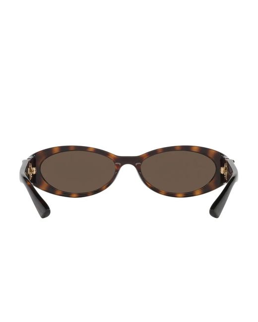 Gucci Brown Oval-Frame Sunglasses