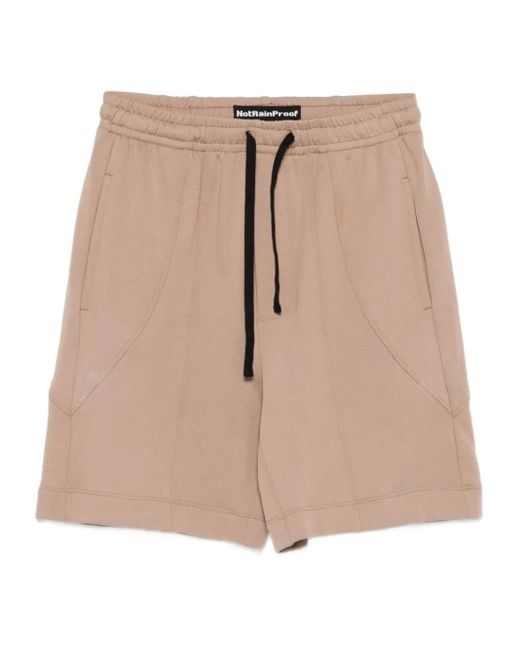 Notrainproof Natural Panelled Drawstring-Waist Shorts for men