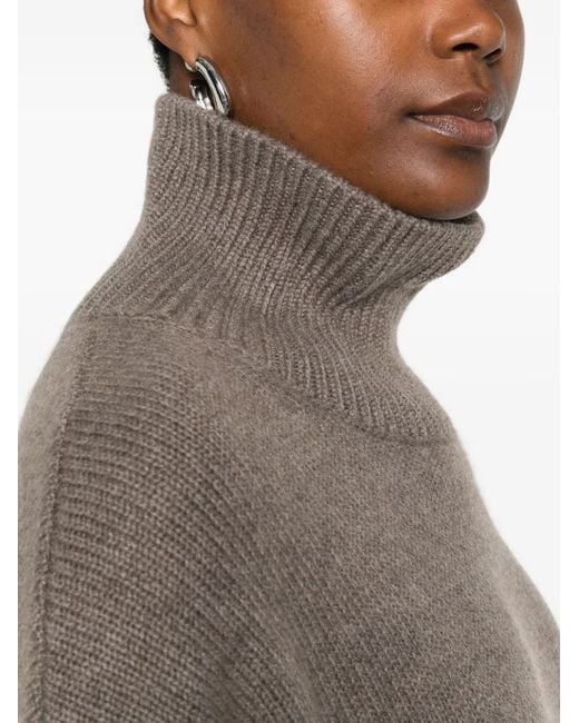 Lisa Yang Brown Heidi Cashmere Sweater