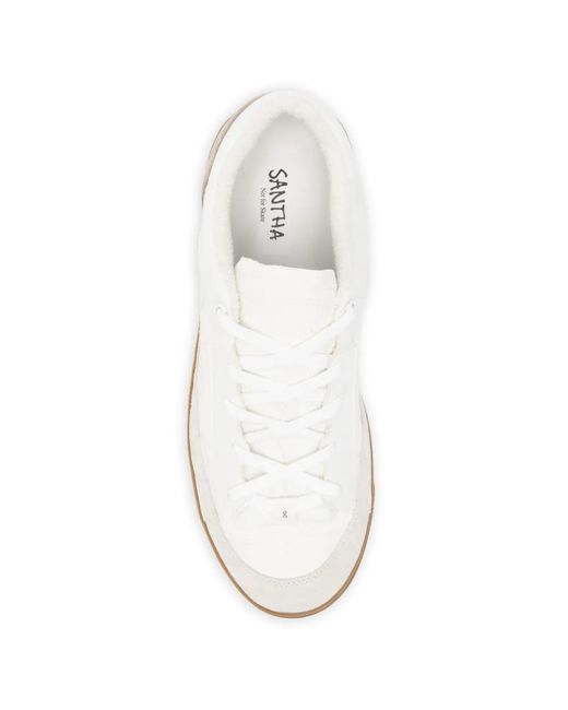 Santha White Baskets À Lacets for men