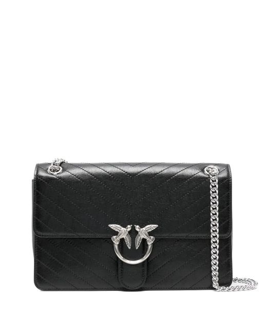 Pinko Black Love One Light Crossbody Bag