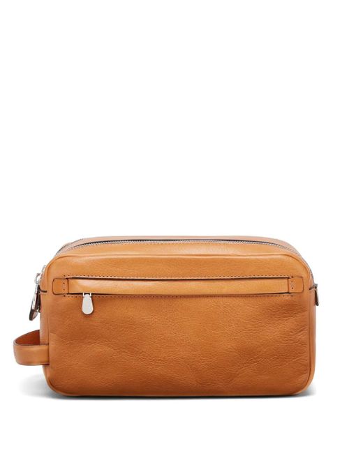 Trousse Da Bagno Con Logo di Brunello Cucinelli in Brown da Uomo
