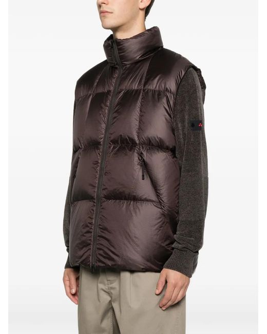 Goldwin Brown Veston À Fermeture Zippée for men
