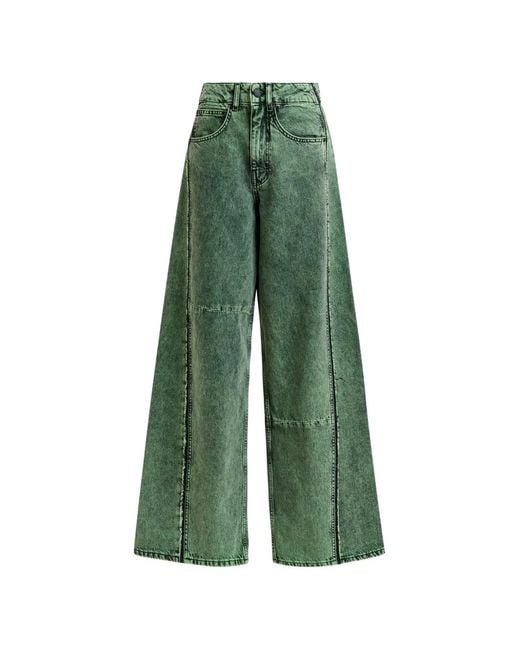 Essentiel Antwerp Green Jip Belt-Loop Pocket Jeans