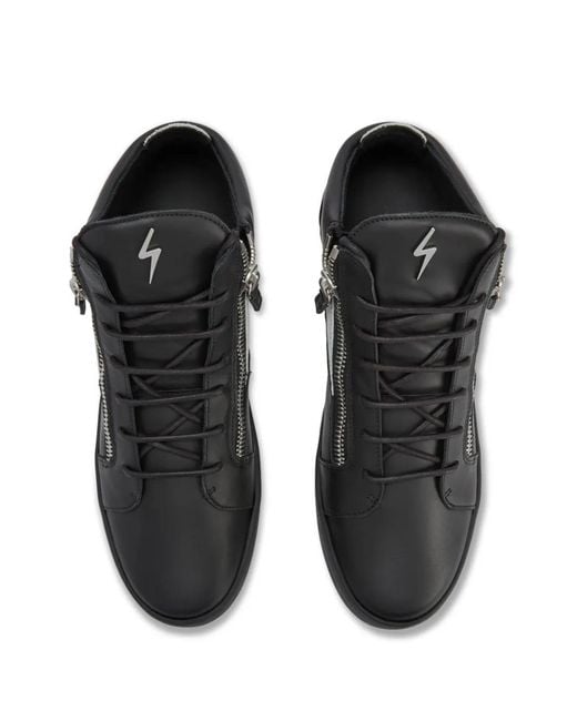 Giuseppe Zanotti Kriss Mid-Top-Sneakers in Black für Herren
