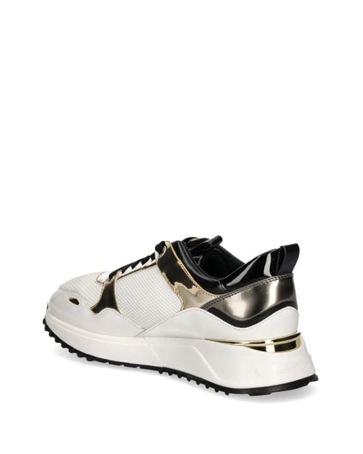 MICHAEL Michael Kors Black Metallic-Panel Sneakers