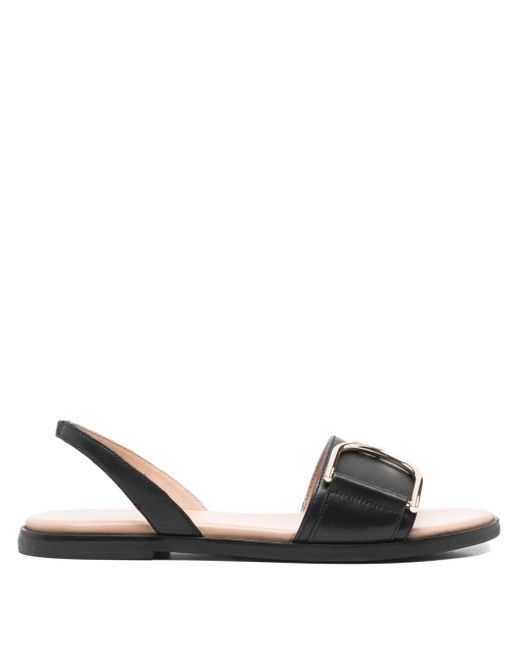 Geox Black Naileen Slingback-Sandalen