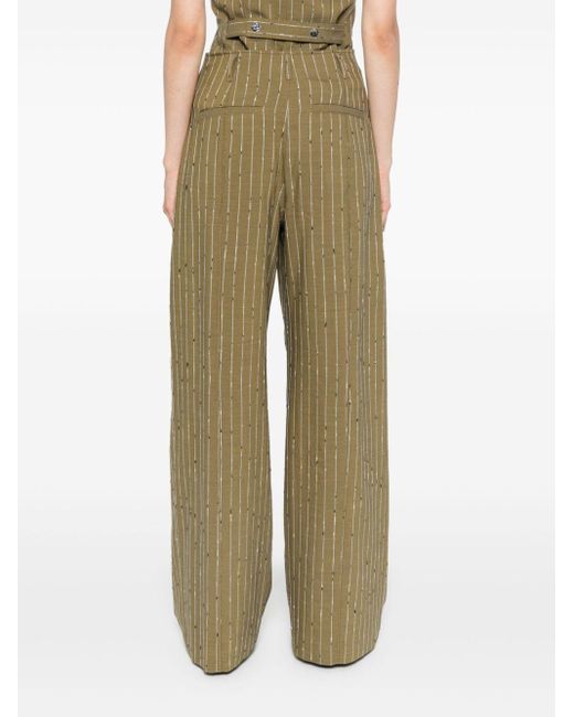 Ulla Johnson Green Carine Trousers