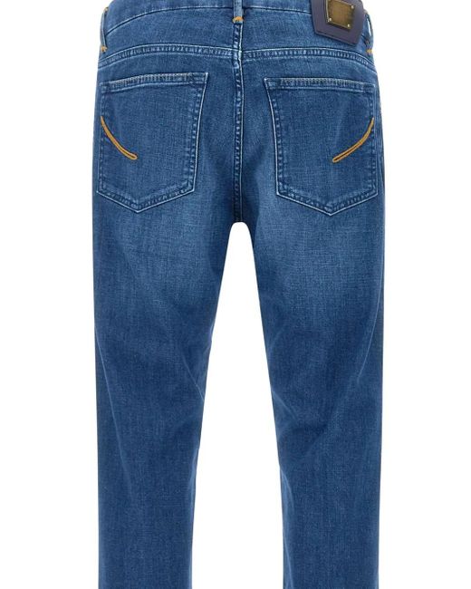 メンズ Hand Picked コットン ジーンズ Blue