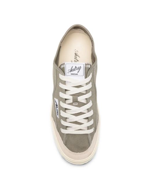 Autry White Windscape Low-Top Sneakers for men