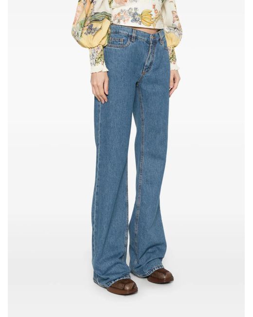 Etro Blue Straight Leg Jeans