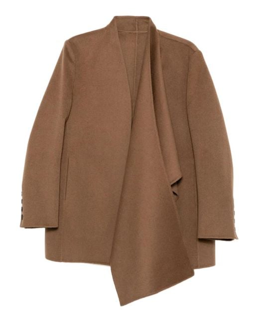 JNBY Brown Asymmetrischer Mantel