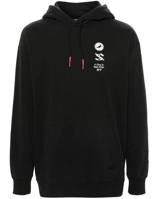 X Staple hoodie à logo imprimé PUMA pour homme en coloris Black