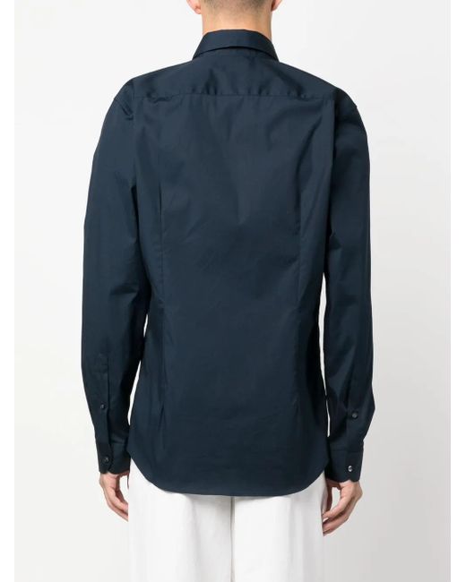 Fay Button-Down Overhemd in het Blue voor heren