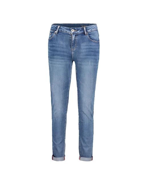 Betty Barclay Blue Cuffed Trousers