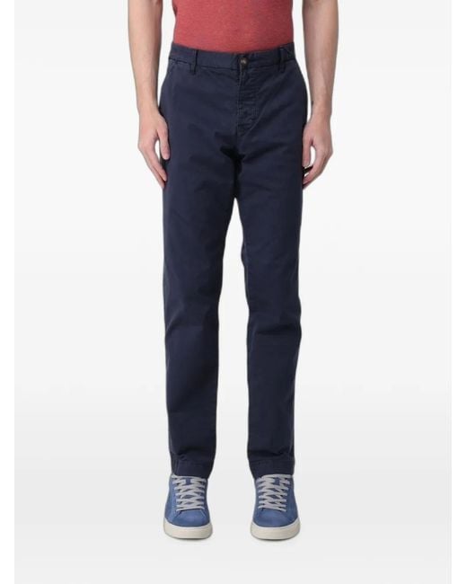 Blauer Blue Stretch Chino Trousers for men
