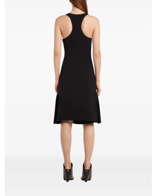 Courreges Infinity Midi-Jurk in het Black