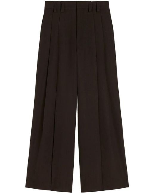 メンズ Jil Sander プリーツディテール パンツ Black