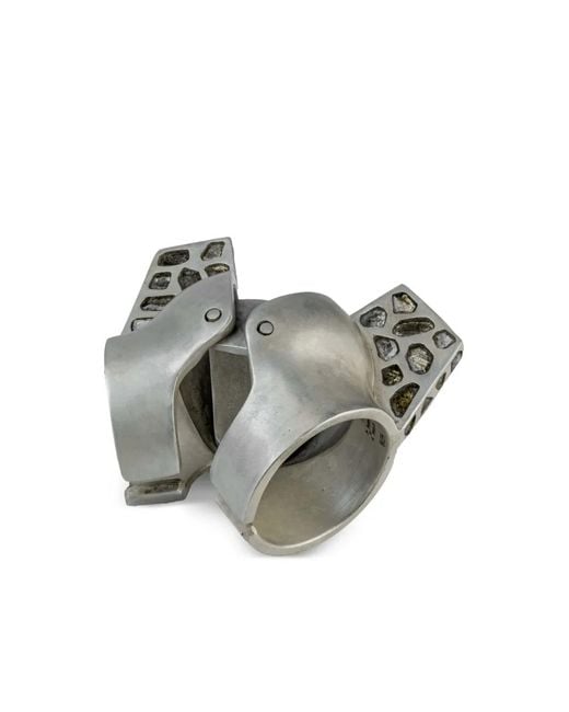 Parts Of 4 Gray X Fangophilia Joint Mohawk Ring