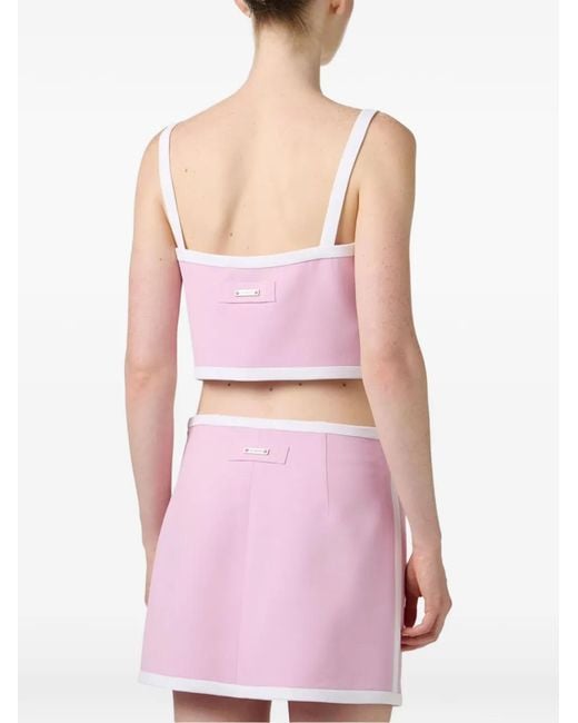 Iceberg Pink Cropped Top