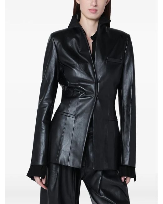 Francesco Murano Black Single-Breasted Jacket