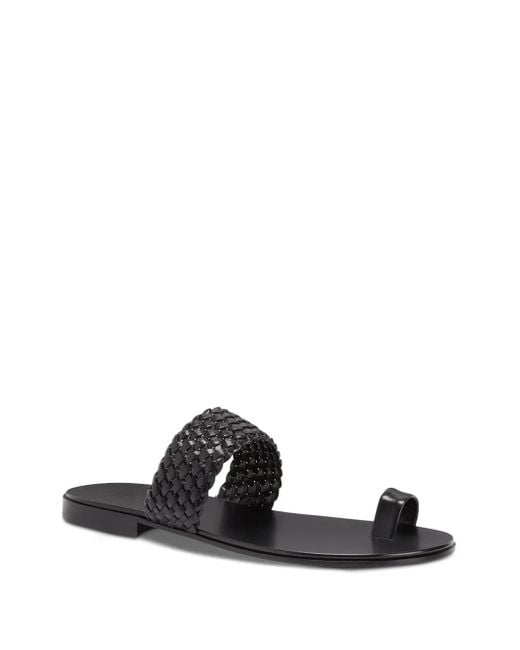 Giuseppe Zanotti Black Thibaut Slides for men