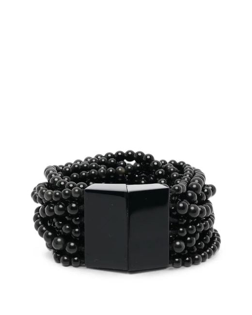 Monies Black Julip Beaded Multi-Strand Bracelet