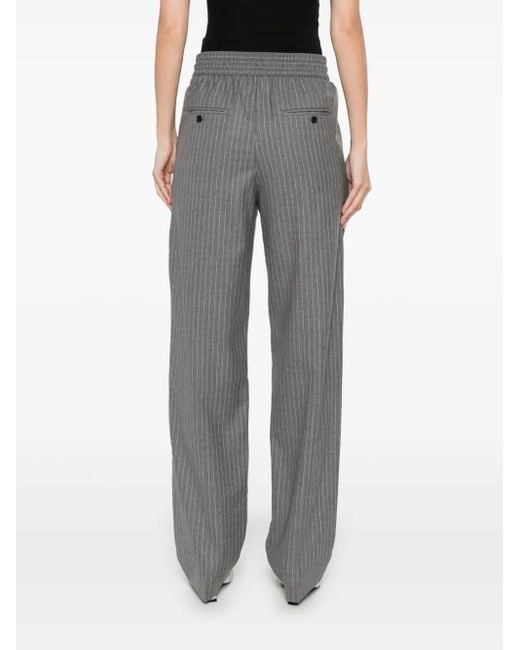 Isabel Marant Gray Charcoal Pinstripe Liska Trousers